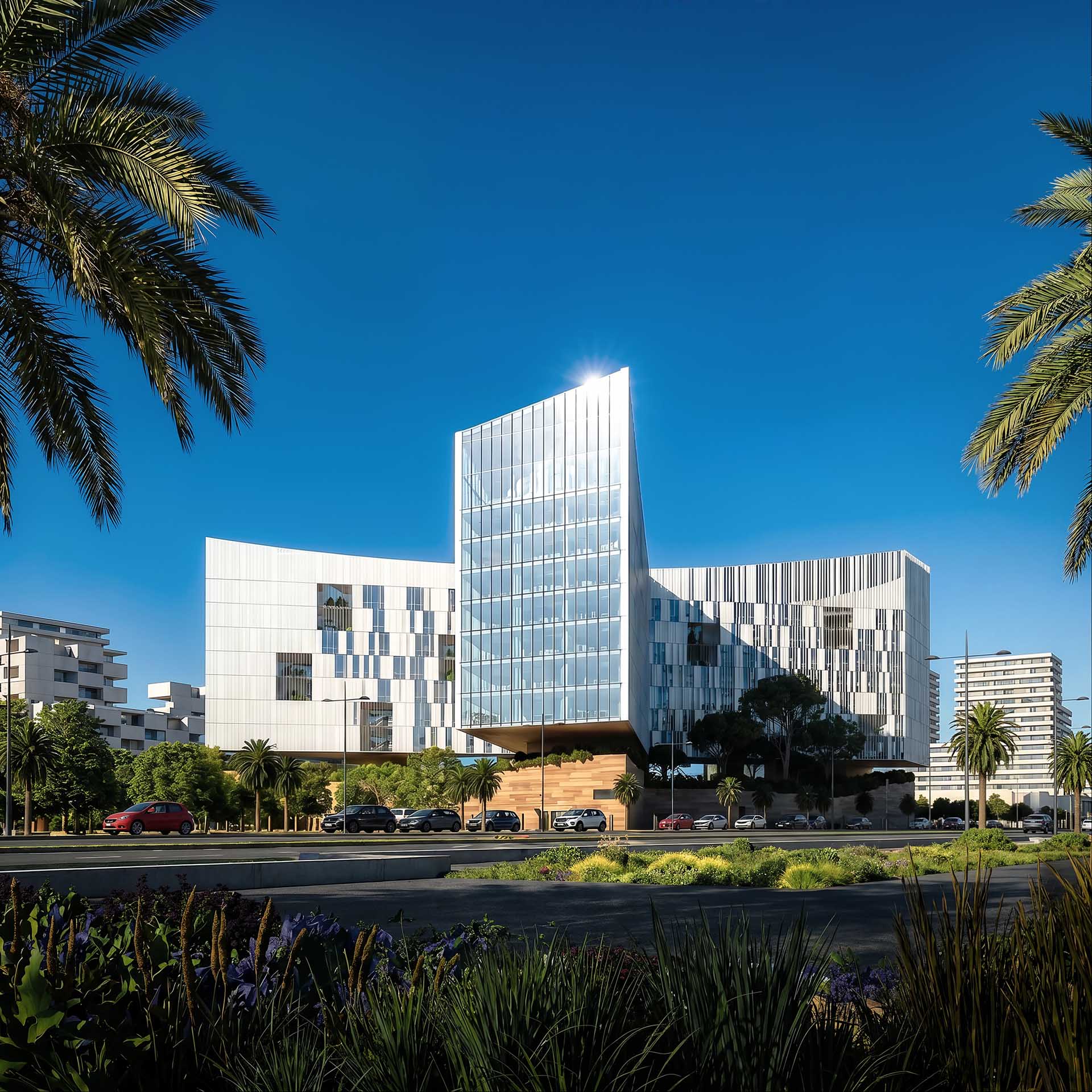 ARTBUILD + OUALALOU+CHOI - Saham Bank HQ 